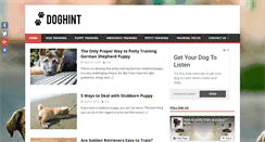 Desktop Screenshot of doghint.com